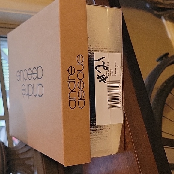 Andre Assous Milena Espadrille Wedge Sandal Designer Celebrity Luxury Leather 21 - Picture 11 of 11